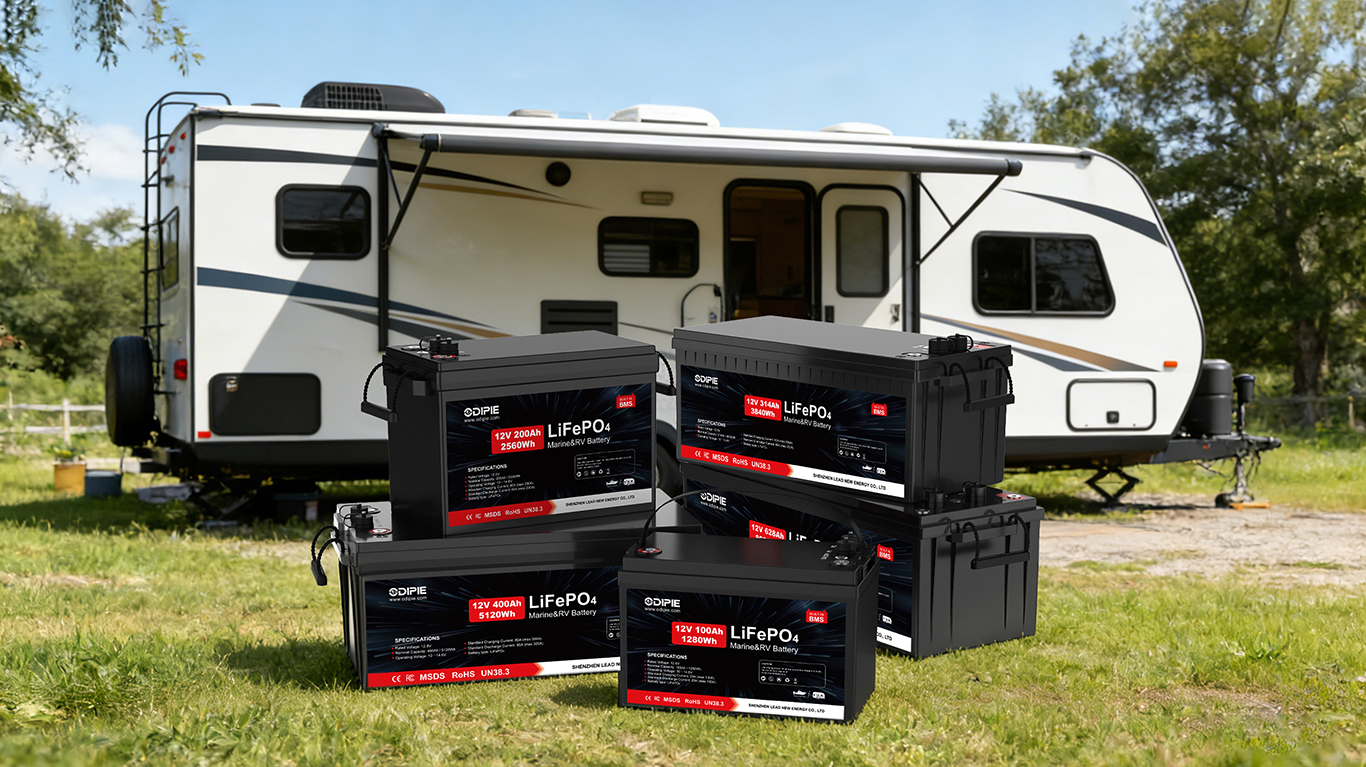 12V RV LiFePO4 Battery Packs 100Ah 200Ah 230Ah 280Ah 314Ah 400Ah 560Ah 628Ah for Camper & Motorhome OEM (7)